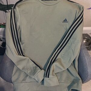 Adidas Men's Olive Crewneck Sweater